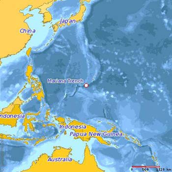 Mariana Trench Map